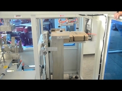 سینی نوار راه راه چسب پوشه دستگاه Erector Hot Melt Glue Box Sealing Machine