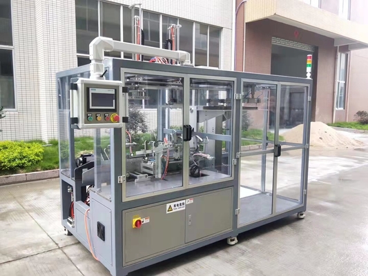 دستگاه بسته بندی جعبه اتوماتیک راه راه PLC 3 لایه داروسازی